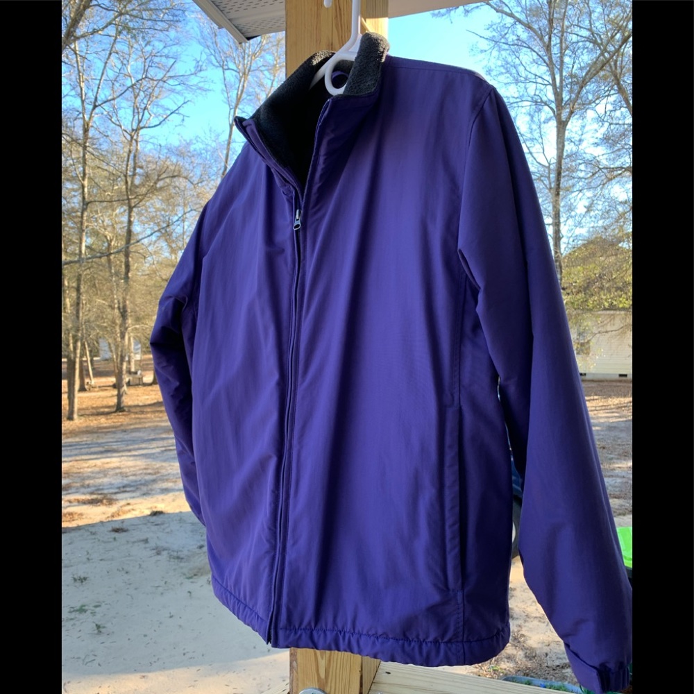 Polartec Fleece Lined Lands’ End Full Zip Men’s Squall Coat Jacket Sz: M (38-40)